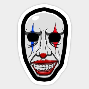 scary clown Sticker